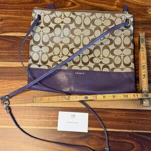 Coach Signature convertible crossbody bag